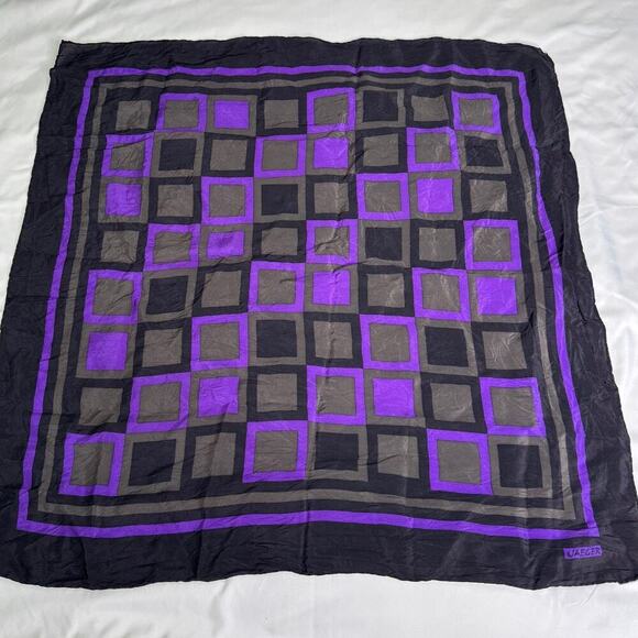 Jaeger Accessories - Vintage Jaeger Silk Scarf